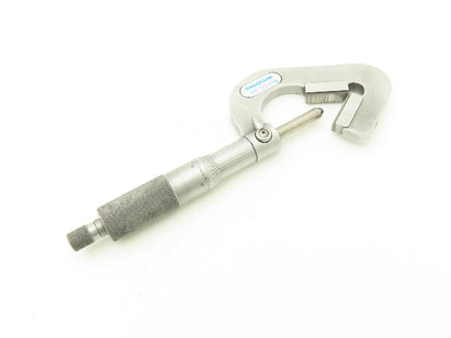 Mitutoyo 114-202 V-Anvil Micrometer 0.93"-1" Range .0001" 3-Flute Tip Spindle