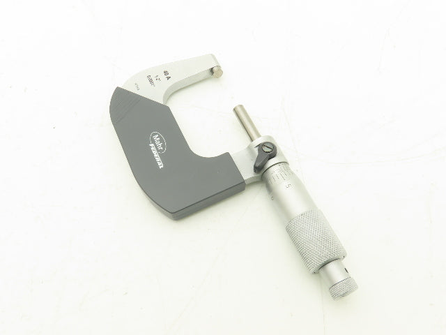 Mahr Federal 4134912 Micromar 40A Outside Micrometer 1-2" Range .0001" Ratchet