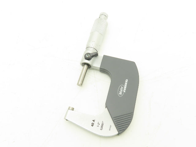 Mahr Federal 4134912 Micromar 40A Outside Micrometer 1-2" Range .0001" Ratchet