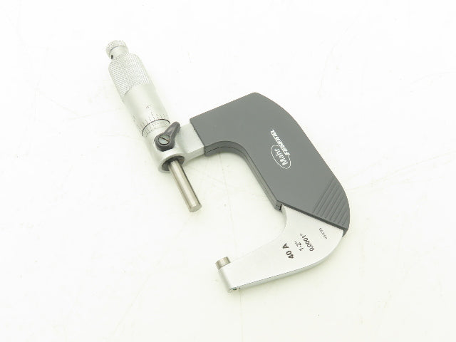 Mahr Federal 4134912 Micromar 40A Outside Micrometer 1-2" Range .0001" Ratchet