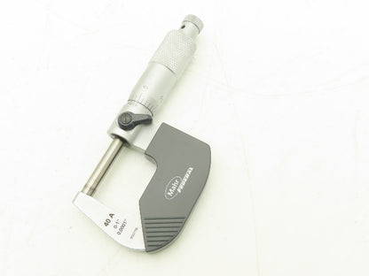 Mahr Federal 4134911 Micromar 40A Outside Micrometer 0-1" Range .0001" Ratchet