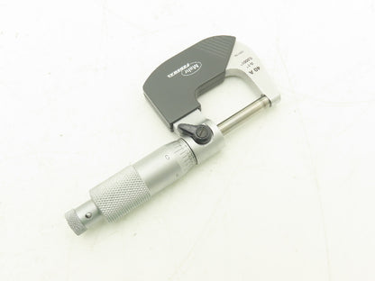 Mahr Federal 4134911 Micromar 40A Outside Micrometer 0-1" Range .0001" Ratchet