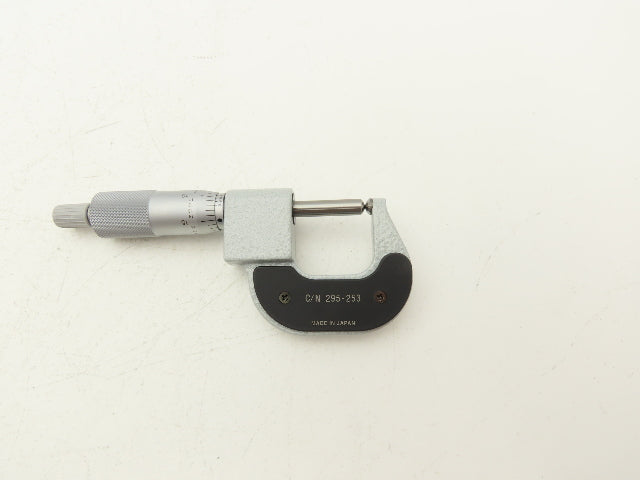 Mitutoyo 295-253 Mechanical Digit Counter Spherical Ball Micrometer 0-1"Range