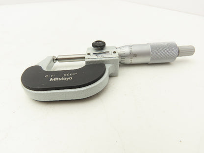 Mitutoyo 295-253 Mechanical Digit Counter Spherical Ball Micrometer 0-1"Range