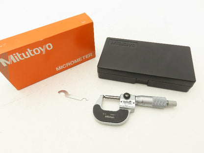 Mitutoyo 295-253 Mechanical Digit Counter Spherical Ball Micrometer 0-1"Range