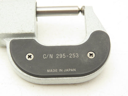 Mitutoyo 295-253 Mechanical Digit Counter Spherical Ball Micrometer 0-1"Range