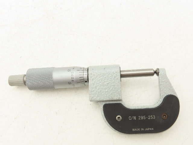 Mitutoyo 295-253 Mechanical Digit Counter Spherical Ball Micrometer 0-1"Range
