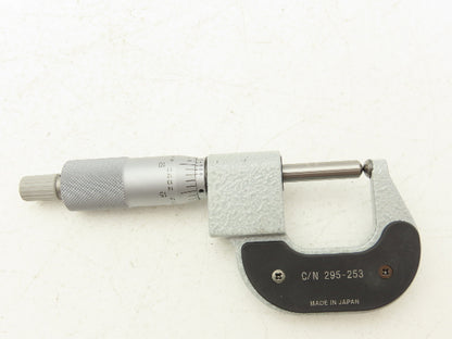 Mitutoyo 295-253 Mechanical Digit Counter Spherical Ball Micrometer 0-1"Range