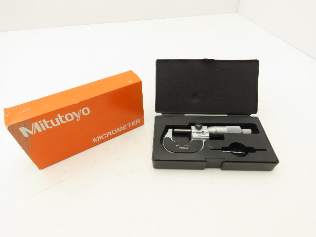 Mitutoyo 295-253 Mechanical Digit Counter Spherical Ball Micrometer 0-1"Range