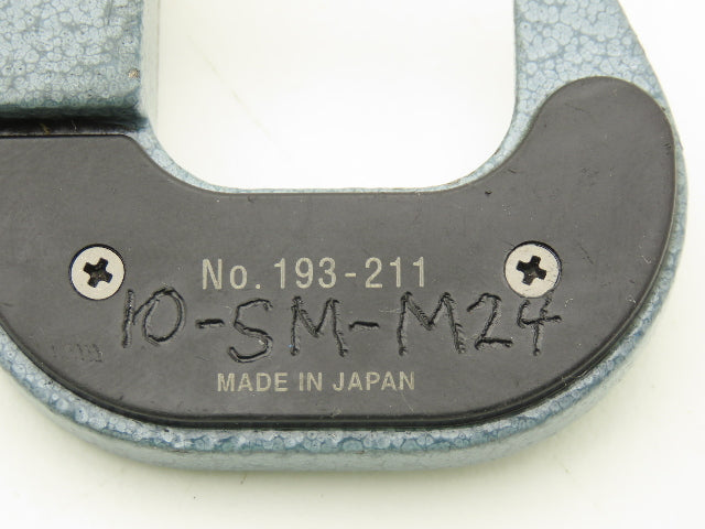 Mitutoyo 193-211 Mechanical Digit Counter Micrometer 0-1" Range Blue