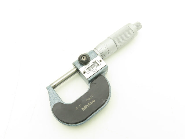 Mitutoyo 193-211 Mechanical Digit Counter Micrometer 0-1" Range Blue