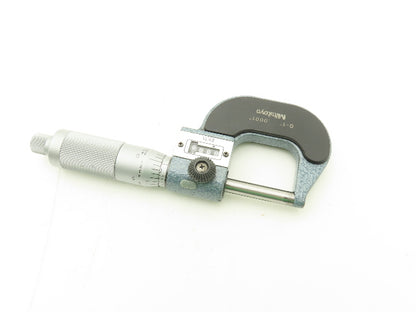 Mitutoyo 193-211 Mechanical Digit Counter Micrometer 0-1" Range Blue