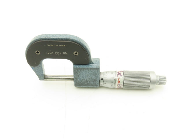 Mitutoyo 193-211 Mechanical Digit Counter Micrometer 0-1" Range Blue