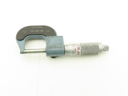 Mitutoyo 193-211 Mechanical Digit Counter Micrometer 0-1" Range Blue