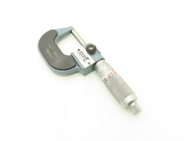 Mitutoyo 193-211 Mechanical Digit Counter Micrometer 0-1" Range Blue