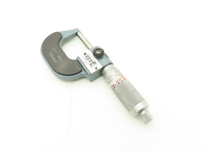 Mitutoyo 193-211 Mechanical Digit Counter Micrometer 0-1" Range Blue