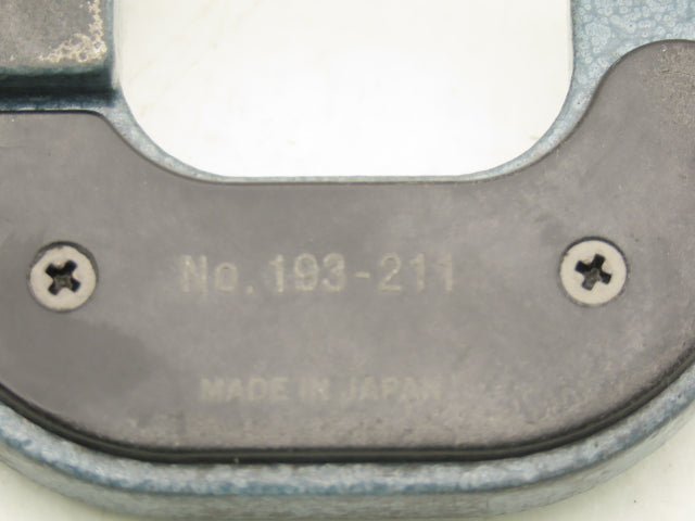 Mitutoyo 193-211 Mechanical Digit Counter Micrometer 0-1" Range Blue  LOT OF 2