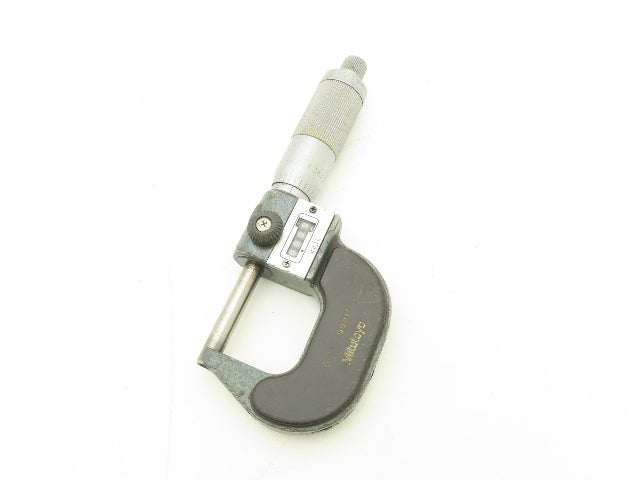 Mitutoyo 193-211 Mechanical Digit Counter Micrometer 0-1" Range Blue  LOT OF 2