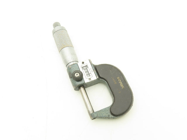 Mitutoyo 193-211 Mechanical Digit Counter Micrometer 0-1" Range Blue  LOT OF 2