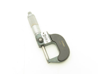 Mitutoyo 193-211 Mechanical Digit Counter Micrometer 0-1" Range Blue  LOT OF 2