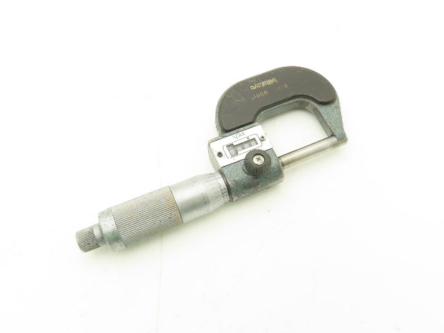 Mitutoyo 193-211 Mechanical Digit Counter Micrometer 0-1" Range Blue  LOT OF 2