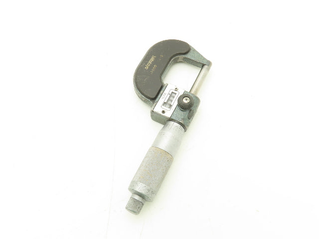 Mitutoyo 193-211 Mechanical Digit Counter Micrometer 0-1" Range Blue  LOT OF 2