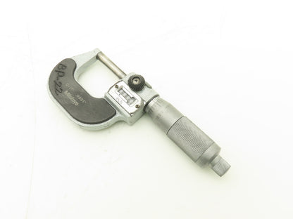 Mitutoyo 193-211 Mechanical Digit Counter Micrometer 0-1" Range Gray  LOT OF 2