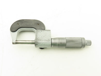 Mitutoyo 193-211 Mechanical Digit Counter Micrometer 0-1" Range Gray  LOT OF 2