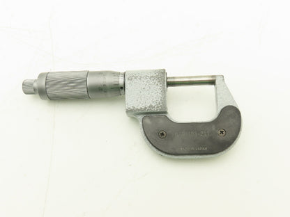 Mitutoyo 193-211 Mechanical Digit Counter Micrometer 0-1" Range Gray  LOT OF 2