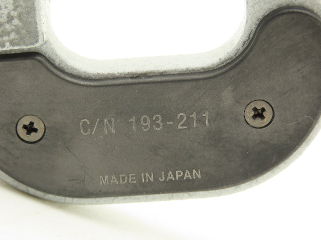 Mitutoyo 193-211 Mechanical Digit Counter Micrometer 0-1" Range Gray  LOT OF 2