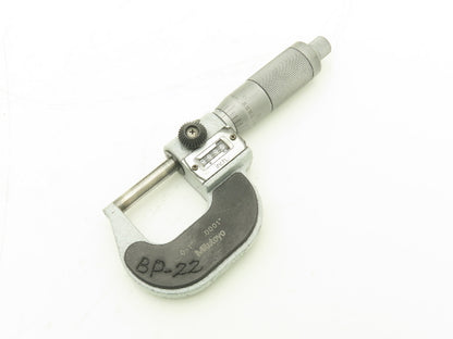 Mitutoyo 193-211 Mechanical Digit Counter Micrometer 0-1" Range Gray  LOT OF 2