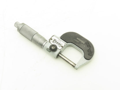Mitutoyo 193-211 Mechanical Digit Counter Micrometer 0-1" Range Gray  LOT OF 2