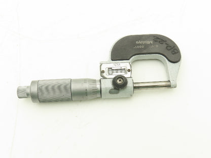 Mitutoyo 193-211 Mechanical Digit Counter Micrometer 0-1" Range Gray  LOT OF 2