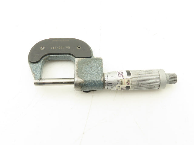 Mitutoyo 193-211 Mechanical Digit Counter Micrometer 0-1" Range No Case LOT OF 2