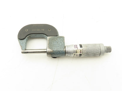 Mitutoyo 193-211 Mechanical Digit Counter Micrometer 0-1" Range No Case LOT OF 2