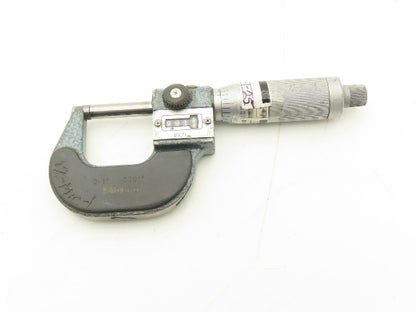 Mitutoyo 193-211 Mechanical Digit Counter Micrometer 0-1" Range No Case LOT OF 2