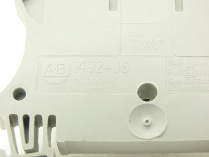 Allen Bradley 1492-J6 Terminal Blocks DIN Rail Mount 800V 6mm² Lot of 189