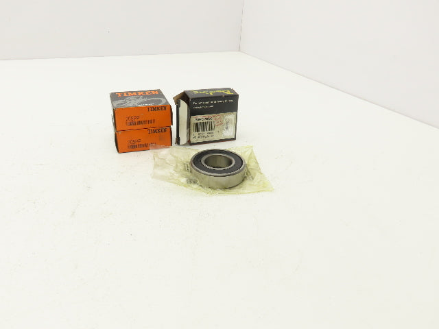 Timken 205PP Ball Bearing .25mm ID X 52mm OD x 15mm Width Lot of 3