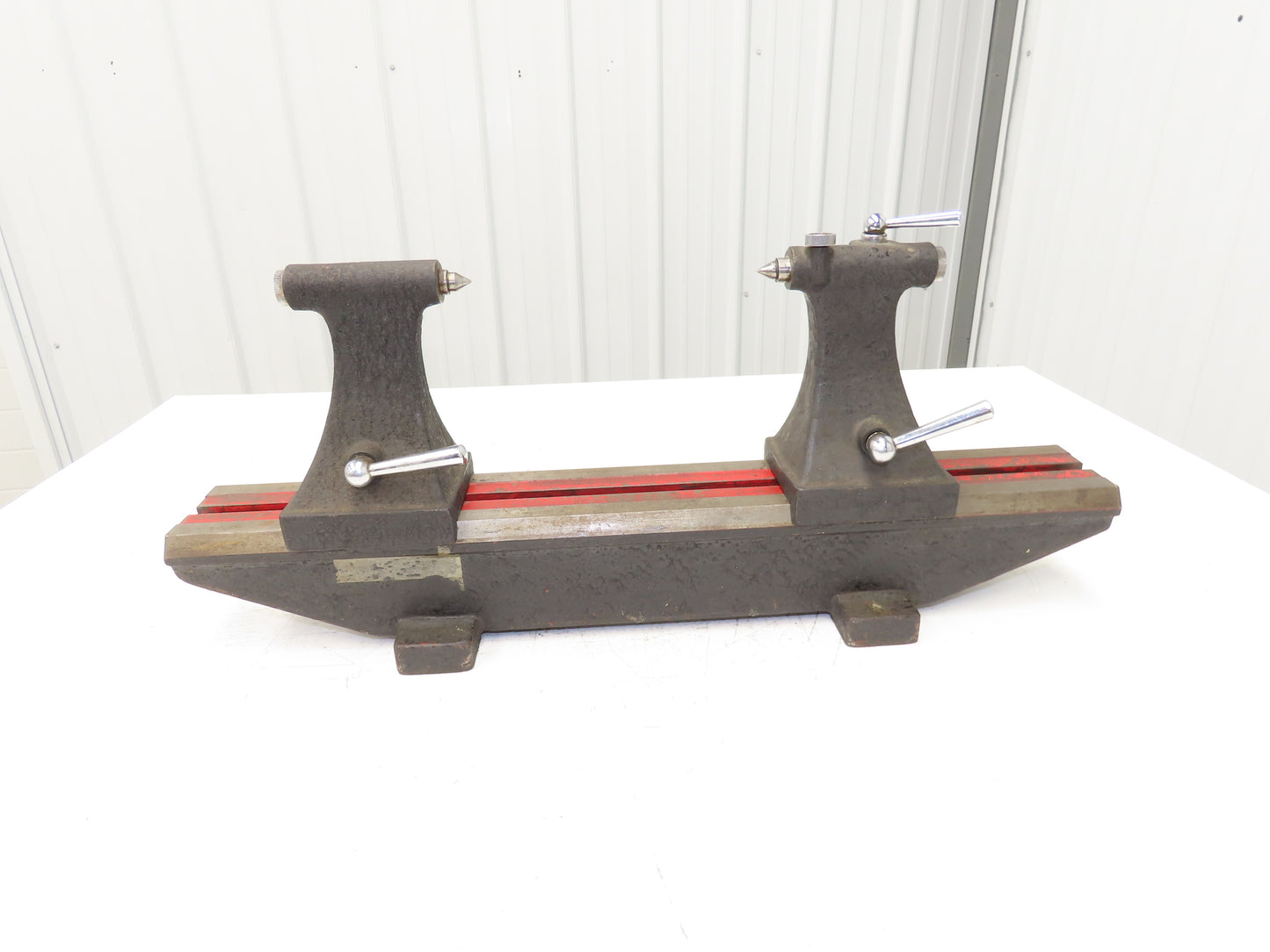 Bench Center Inspection Eccentricity Runout Tool 11-3/4" Swing 25-1/4" Bed