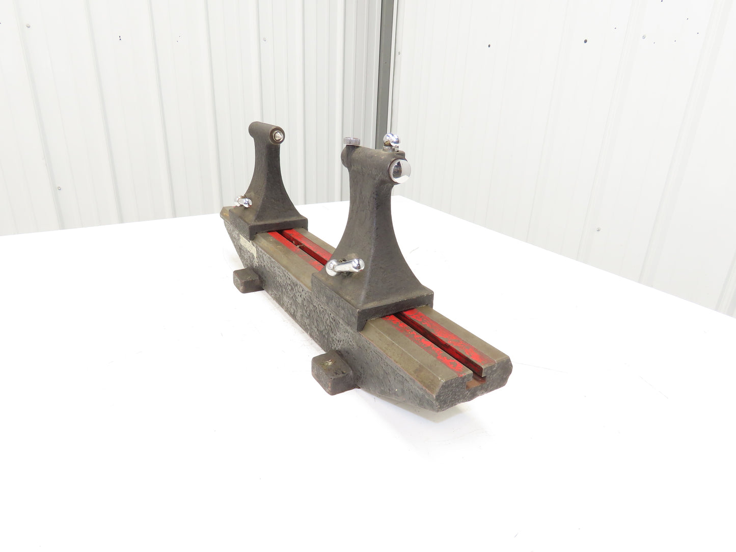 Bench Center Inspection Eccentricity Runout Tool 11-3/4" Swing 25-1/4" Bed