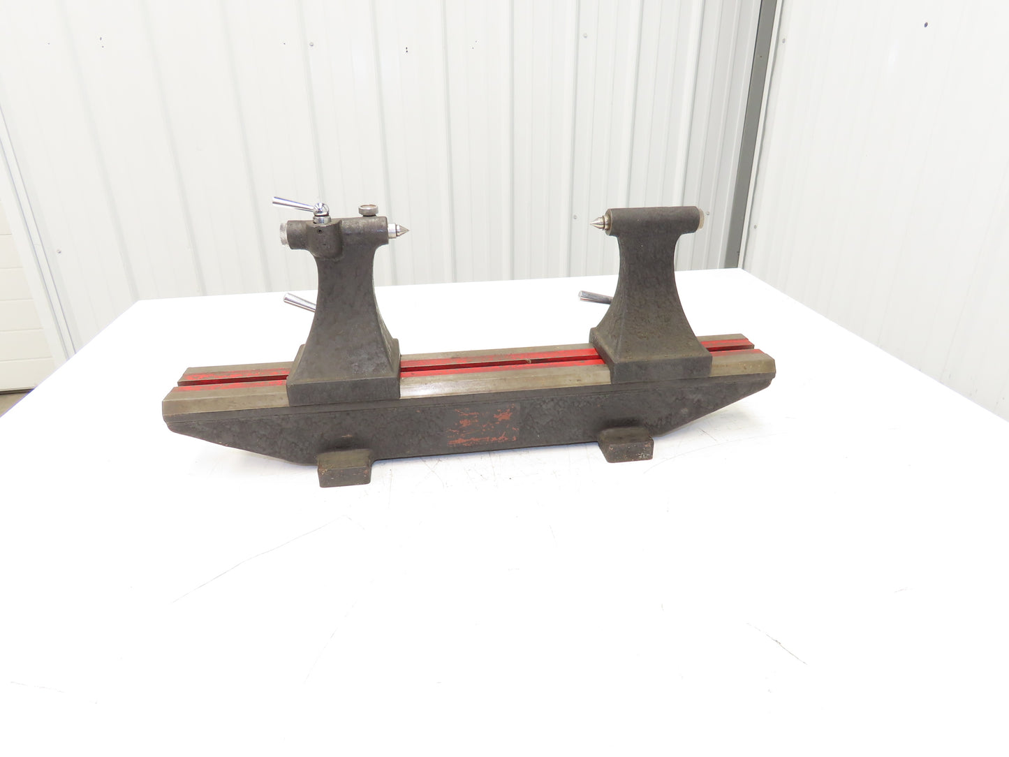 Bench Center Inspection Eccentricity Runout Tool 11-3/4" Swing 25-1/4" Bed