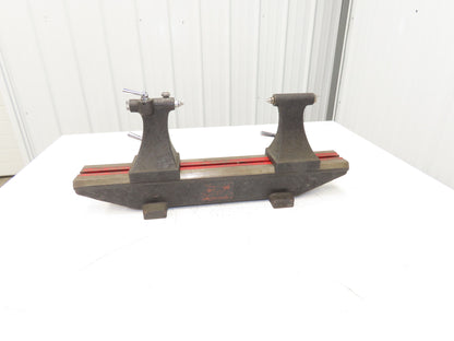 Bench Center Inspection Eccentricity Runout Tool 11-3/4" Swing 25-1/4" Bed