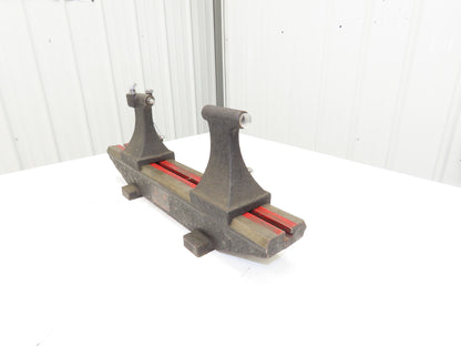 Bench Center Inspection Eccentricity Runout Tool 11-3/4" Swing 25-1/4" Bed