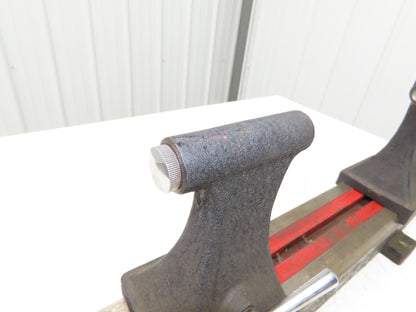 Bench Center Inspection Eccentricity Runout Tool 11-3/4" Swing 25-1/4" Bed