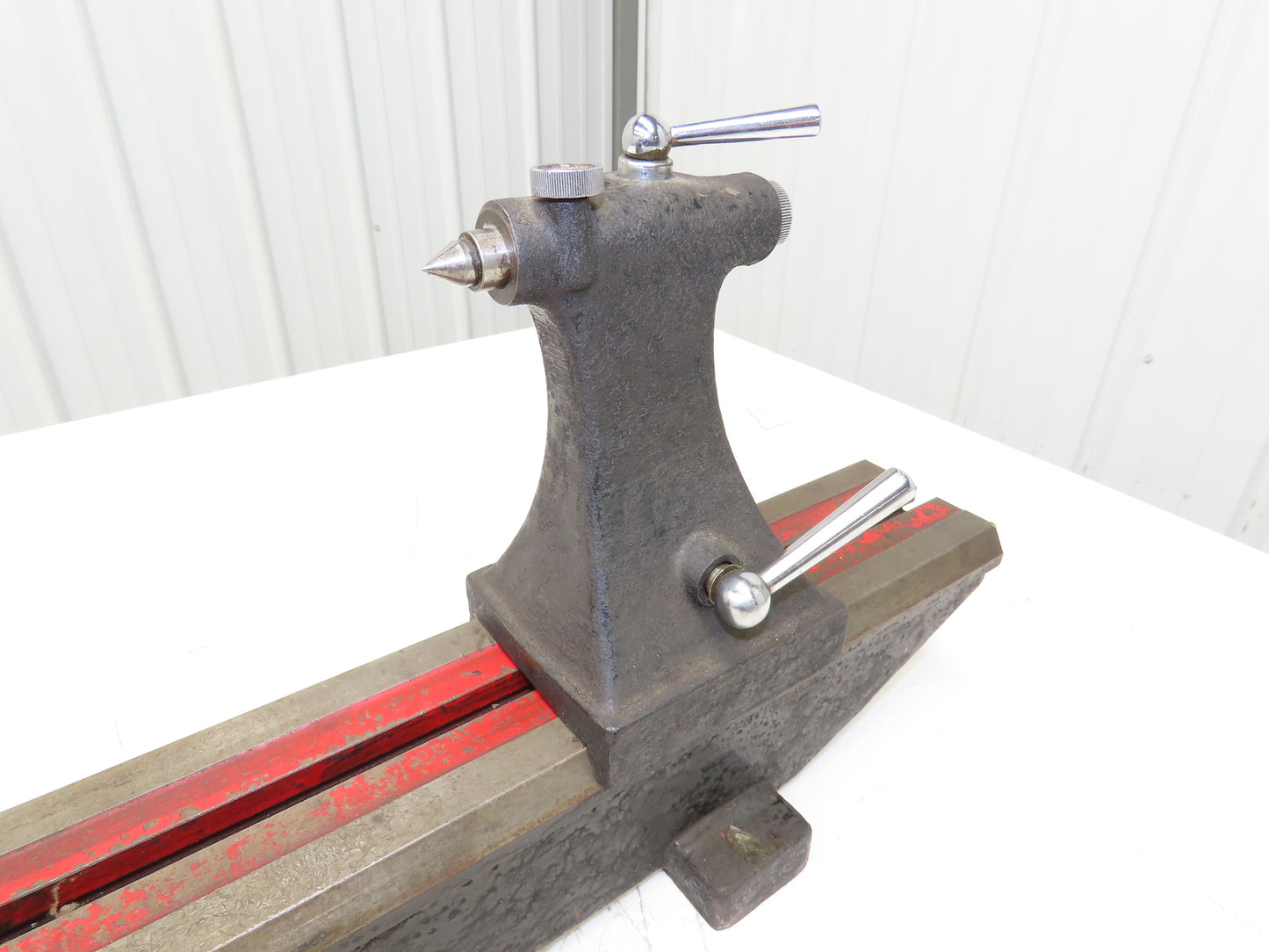 Bench Center Inspection Eccentricity Runout Tool 11-3/4" Swing 25-1/4" Bed