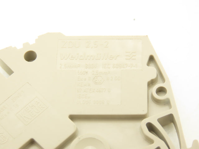 Wiedmuller ZDU 2.5-2/3AN Feed Through Terminal Block 2.5 mm² 800V 24A Lot of 172