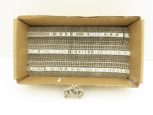 Wiedmuller ZDU 2.5-2/3AN Feed Through Terminal Block 2.5 mm² 800V 24A Lot of 172