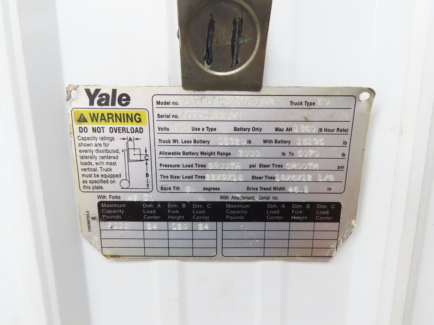 Yale 3.895.888 Forklift Power Steering Unit Hydraulic Motor Off ERC080HD