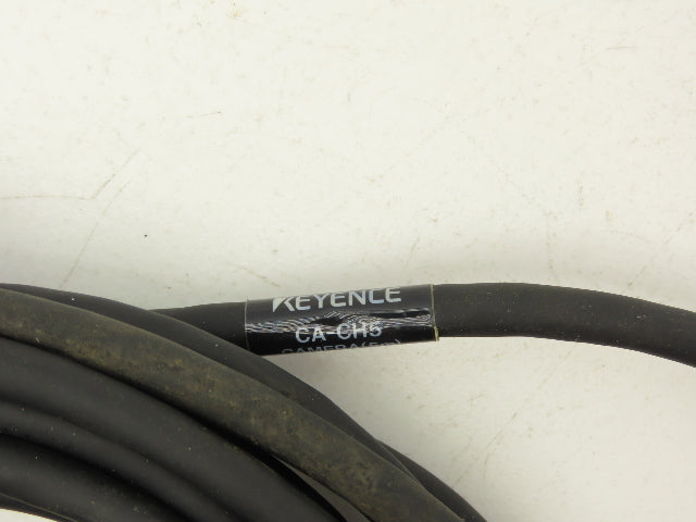 Keyence CA-CH5 Camera Cable 5m PLC Muli Conductor Lot of 2