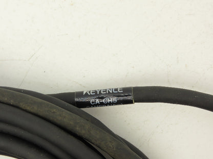 Keyence CA-CH5 Camera Cable 5m PLC Muli Conductor Lot of 2